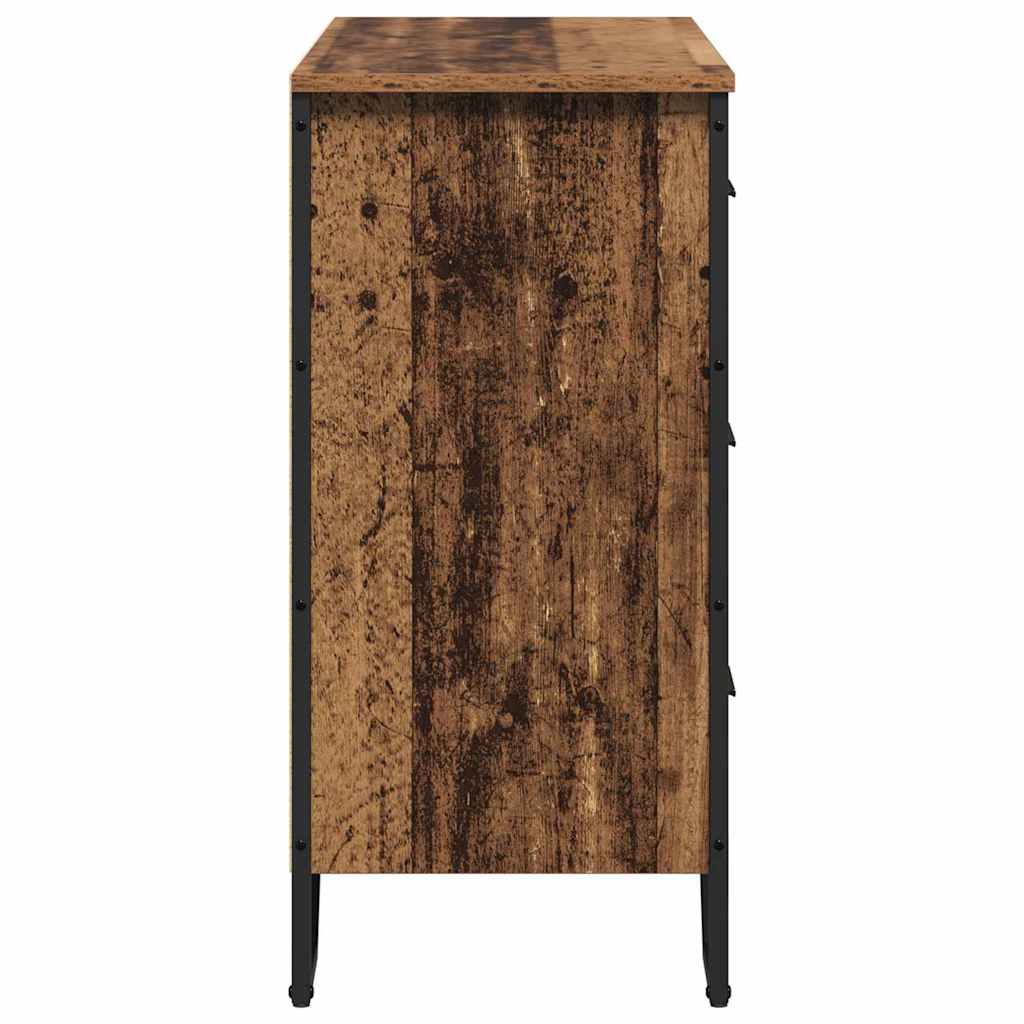 Chest of Drawers Old Wood 91 x 35.5 x 74.5 cm Engineered wood